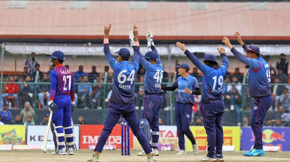 विश्वकप क्रिकेट लिग–टु : नामिबियासँग दुई विकेटले नेपाल पराजित